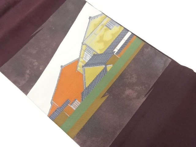 屋敷模様織出し名古屋帯